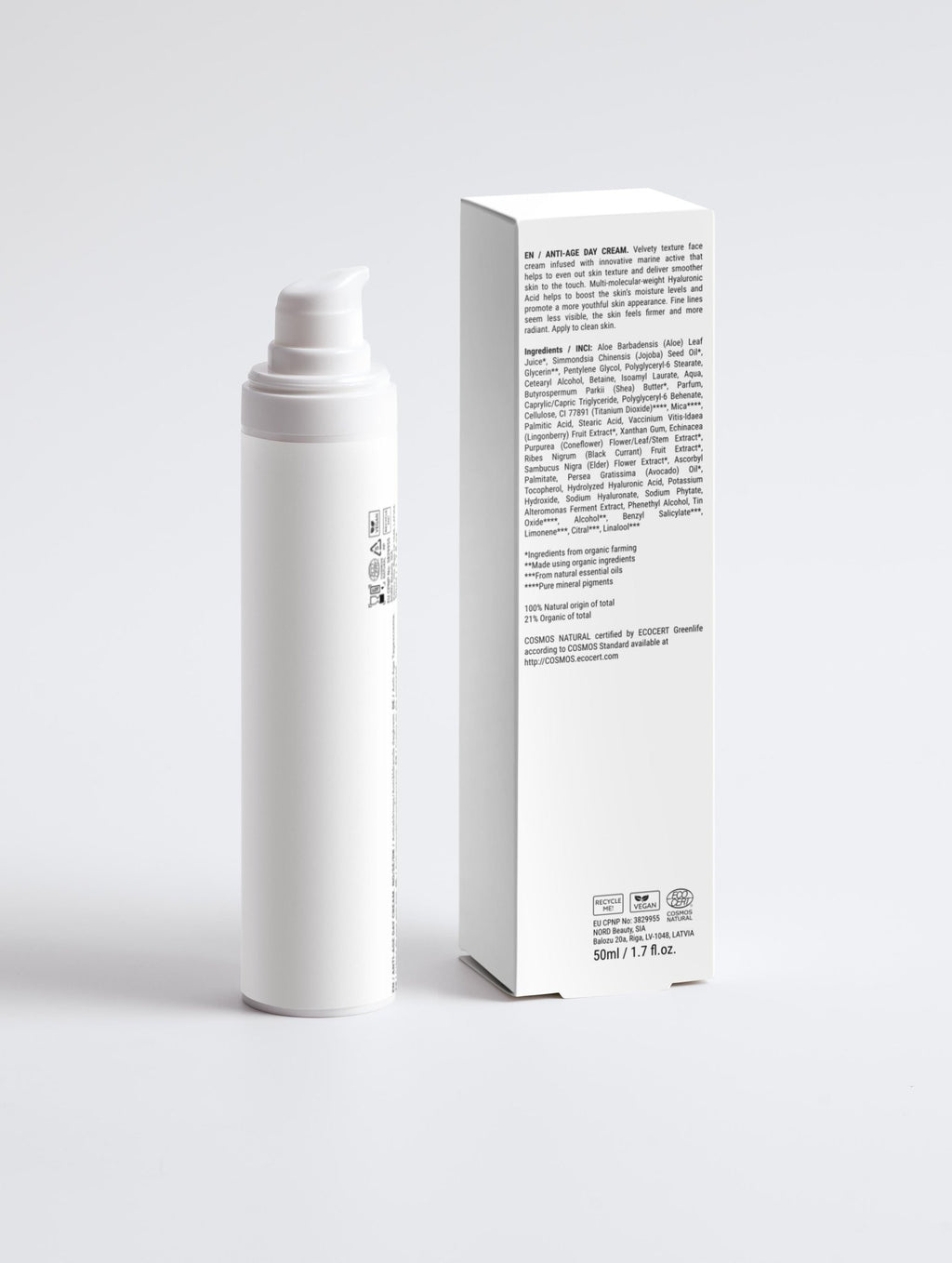 Maleda Anti-Age Day Cream – natūrali kosmetika su hialurono rūgštimi ir jūriniais ekstraktais galas #maledashop#