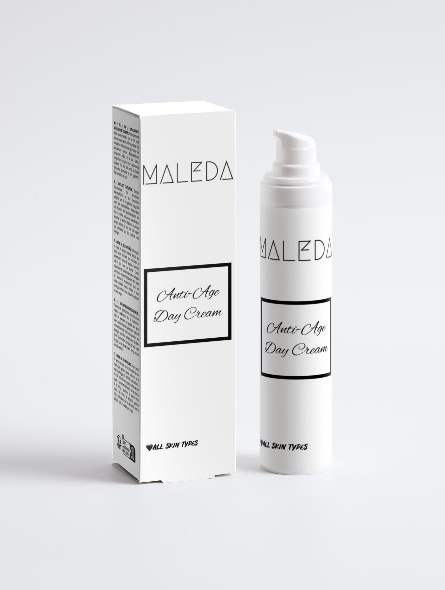 Maleda Anti-Age Day Cream – natūrali kosmetika su hialurono rūgštimi ir jūriniais ekstraktais1 #maledashop#