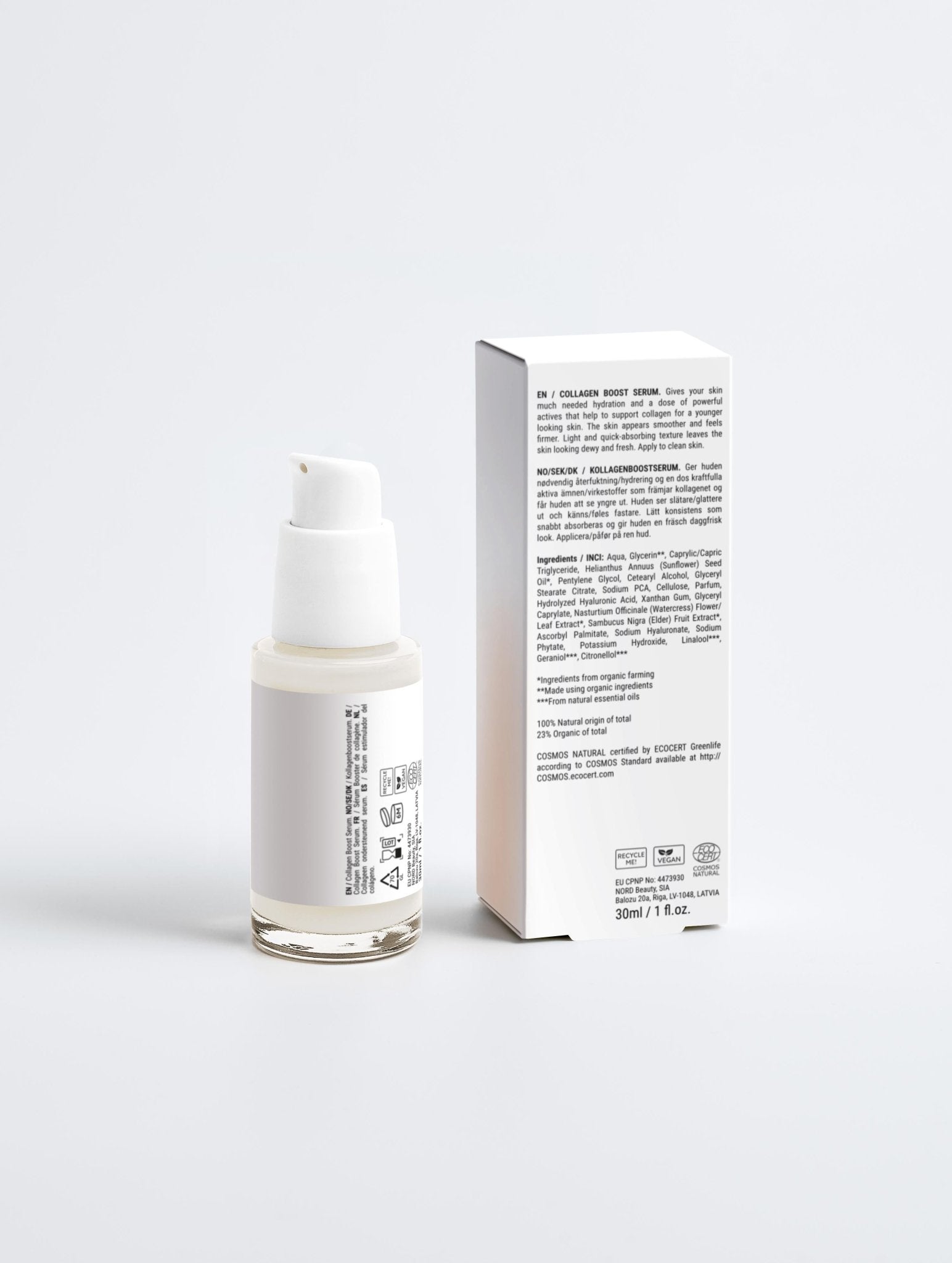 Maleda Collagen Boost Serum – Veido serumas su hialurono rūgštimi ir saulėgrąžų aliejumi galas #maledashop#