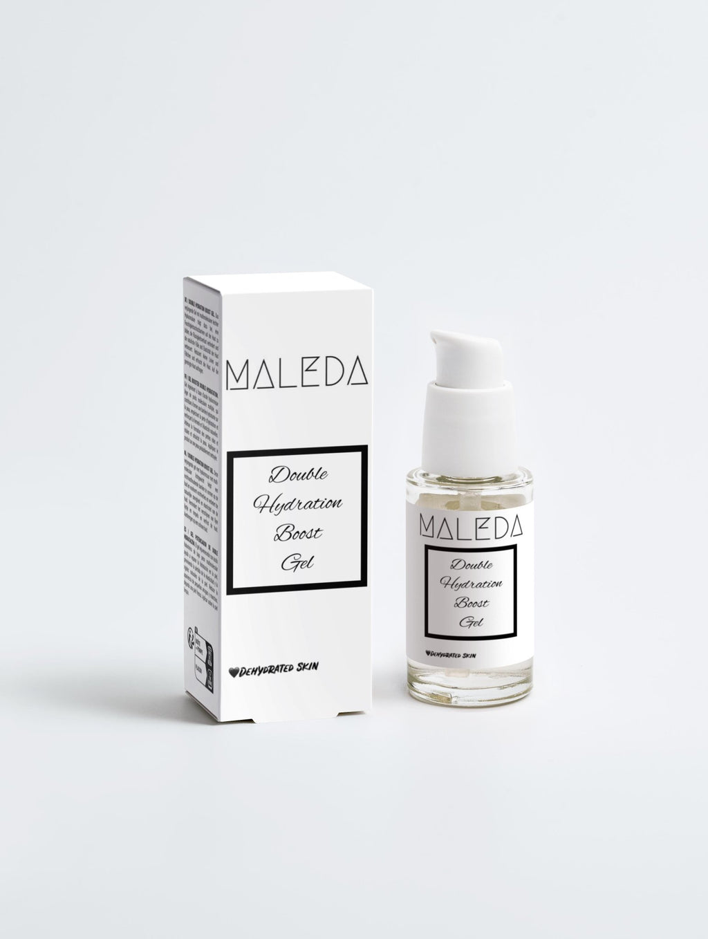Maleda Double Hydration Boost Gel – Drėkinamasis gelis su hialurono rūgštimi ir natūraliais ekstraktais galas #maledashop#