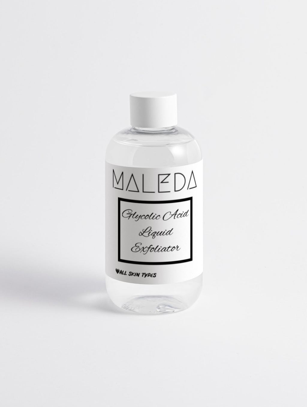 Maleda Glycolic Acid Liquid Exfoliator – Švelnus glikolio rūgšties skystasis šveitiklis #maledashop#