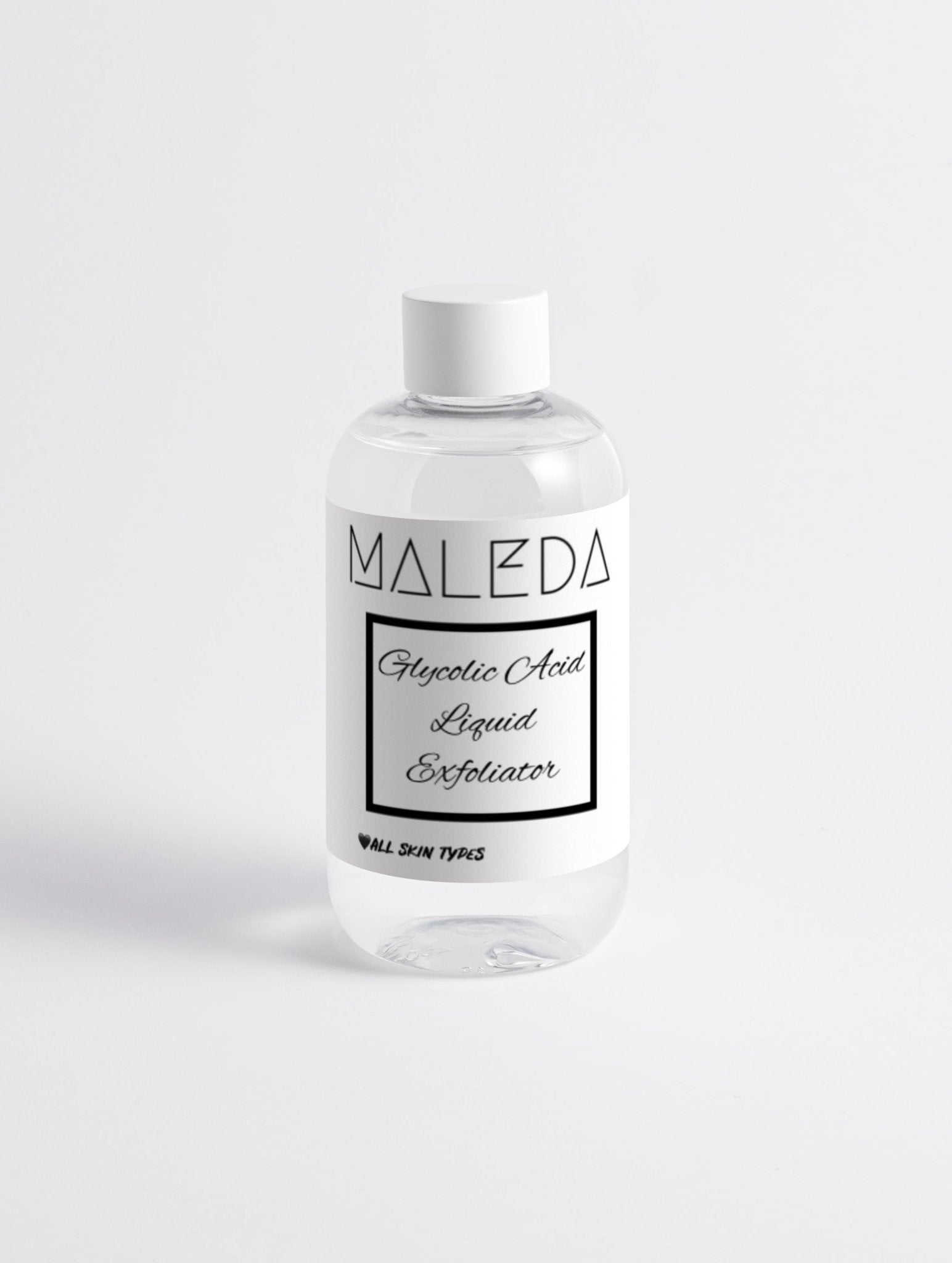 Maleda Glycolic Acid Liquid Exfoliator – Švelnus glikolio rūgšties skystasis šveitiklis #maledashop#