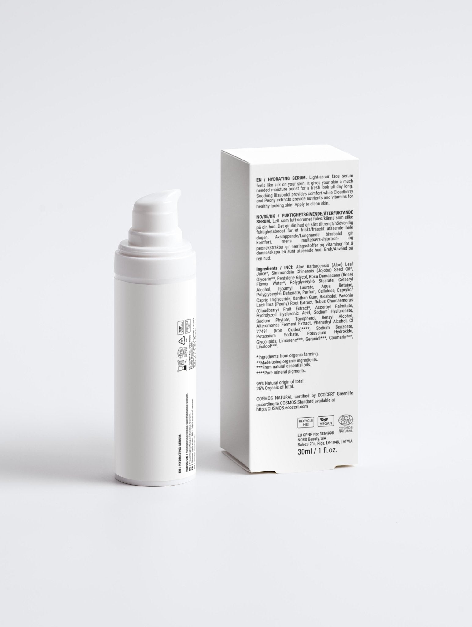 Maleda Hydrating Serum – Drėkinamasis serumas su hialurono rūgštimi ir natūraliais ekstraktais galas #maledashop#