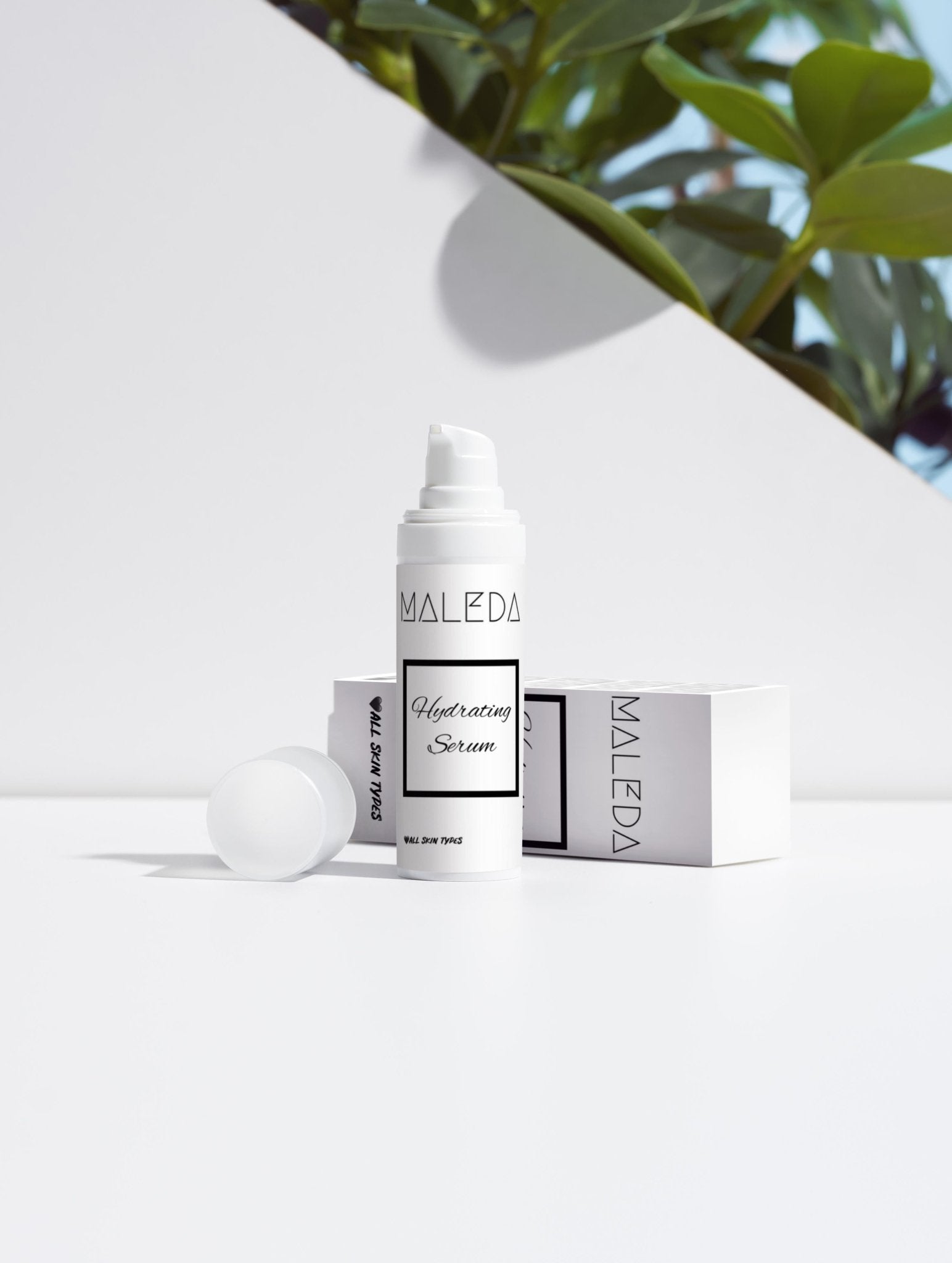 Maleda Hydrating Serum – Drėkinamasis serumas su hialurono rūgštimi ir natūraliais ekstraktais #maledashop#
