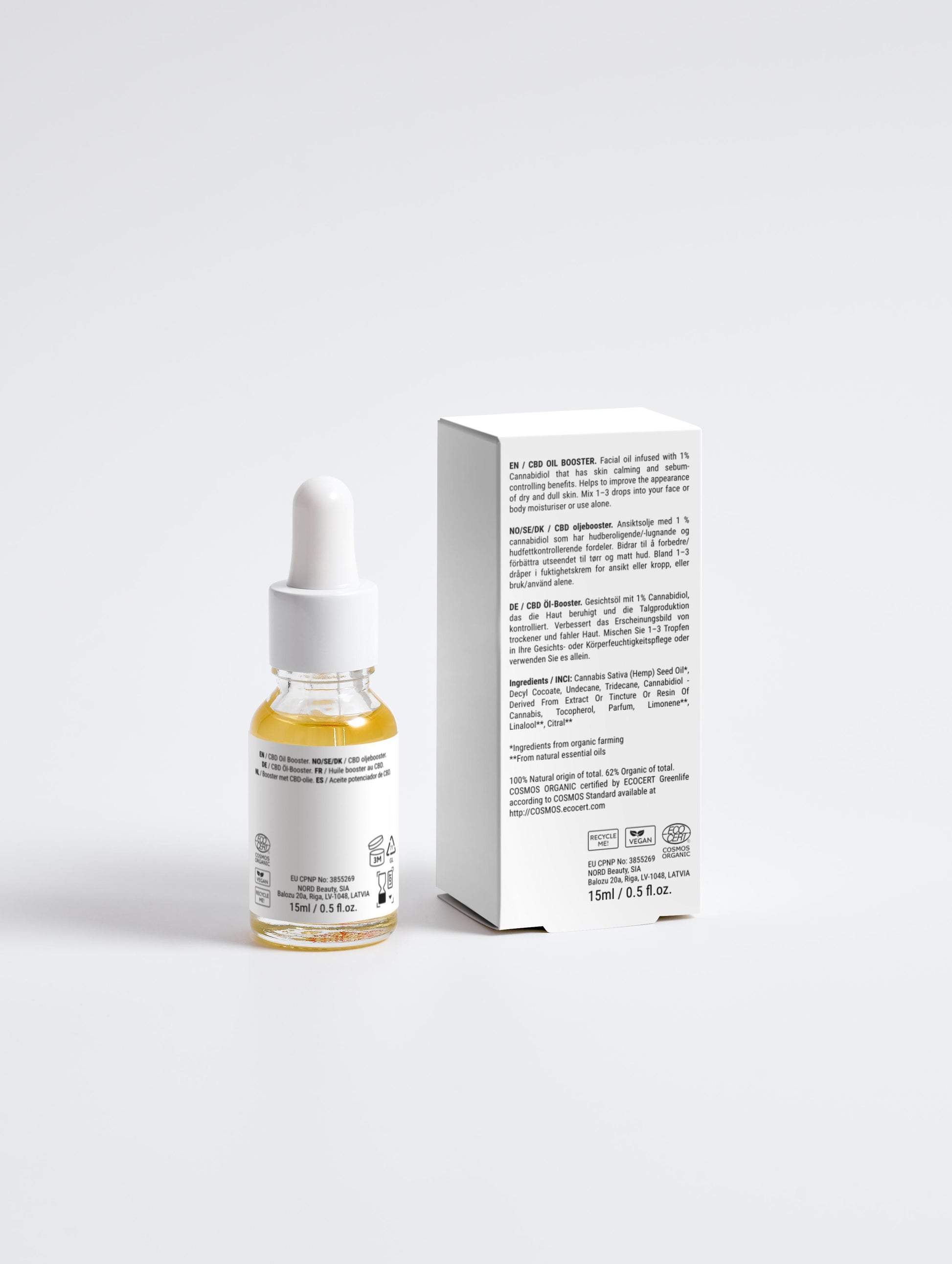 Calming Facial Oil – Natūrali kosmetika su hialurono rūgštimi ir CBD