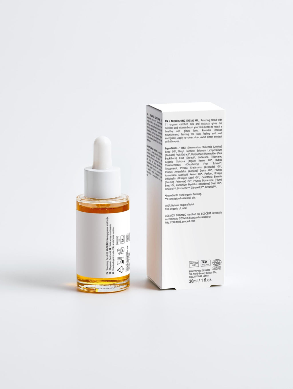 Maleda Nourishing Facial Oil – Maitinamasis veido aliejus su 11 ekologiškų aliejų galas #maledashop#
