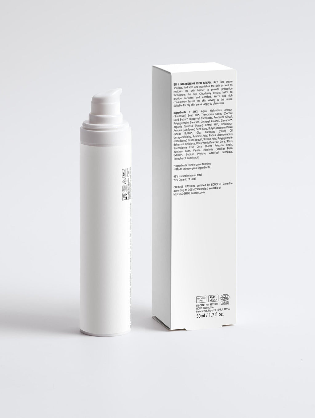 Maleda Nourishing Rich Cream – natūrali kosmetika su hialurono rūgštimi ir uogų ekstraktu galas  #maledashop#