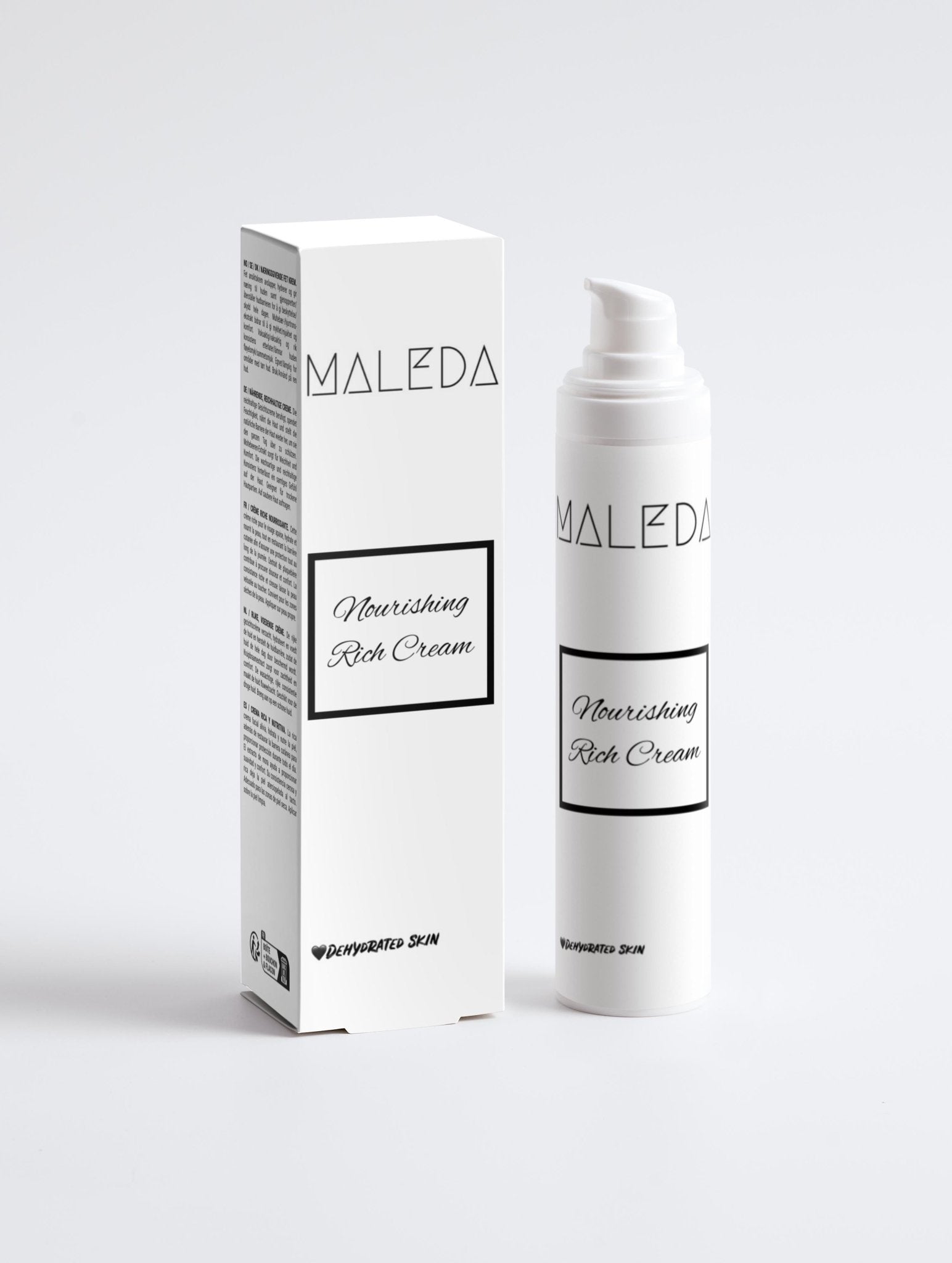 Maleda Nourishing Rich Cream – natūrali kosmetika su hialurono rūgštimi ir uogų ekstraktu1 #maledashop#