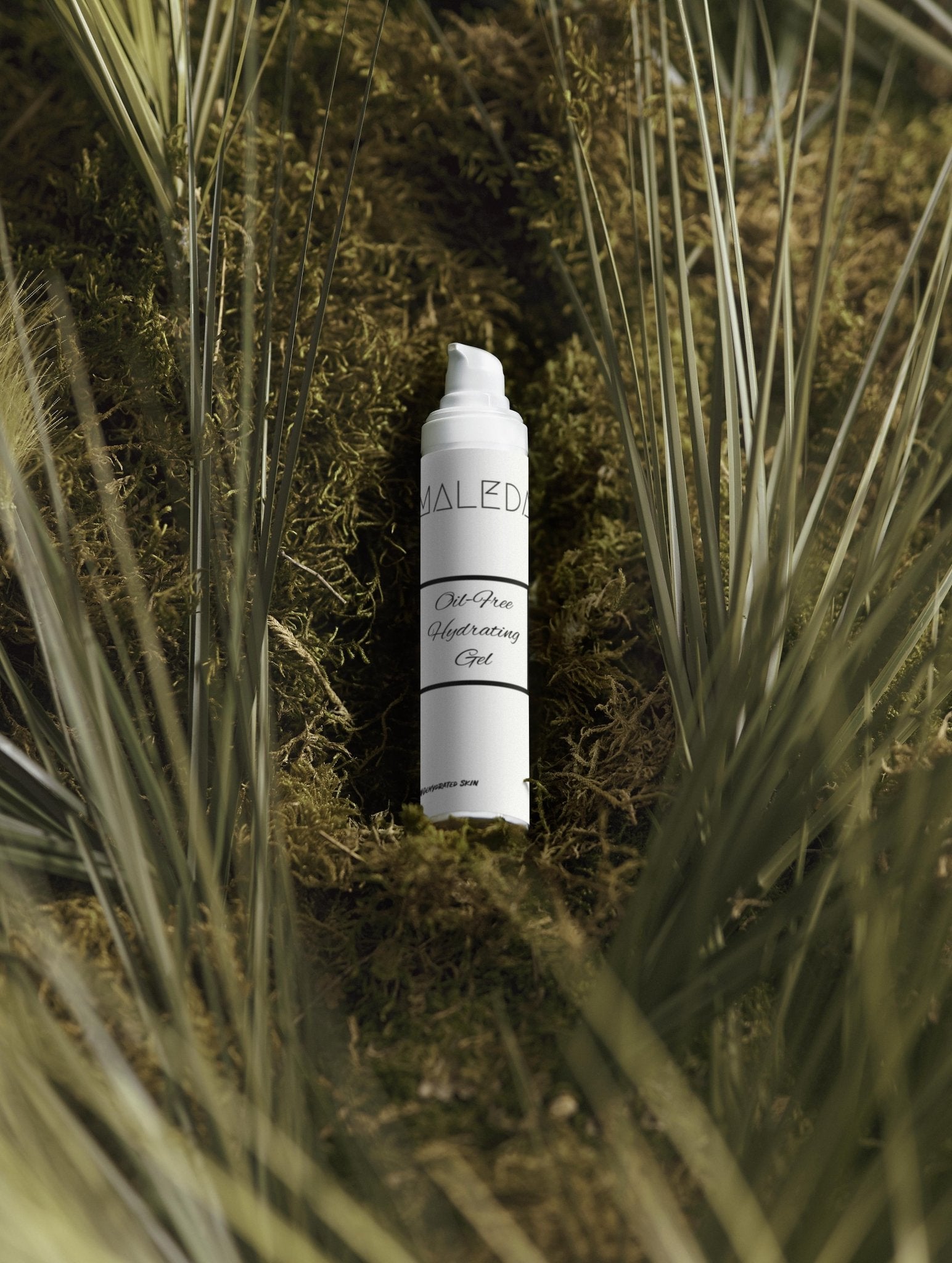 Maleda Oil-Free Hydrating Gel – natūrali kosmetika su hialurono rūgštimi ir rėžiukų ekstraktu #maledashop#