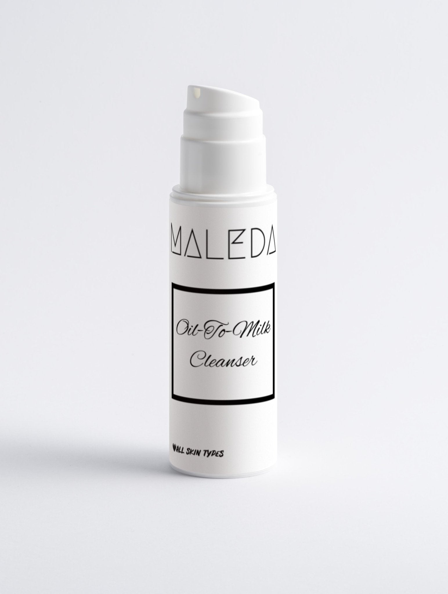 Maleda Sensitive Skin Oil-to-Milk Cleanser – Švelnus valiklis su saulėgrąžų aliejumi ir ramunėlių ekstraktu  #maledashop#