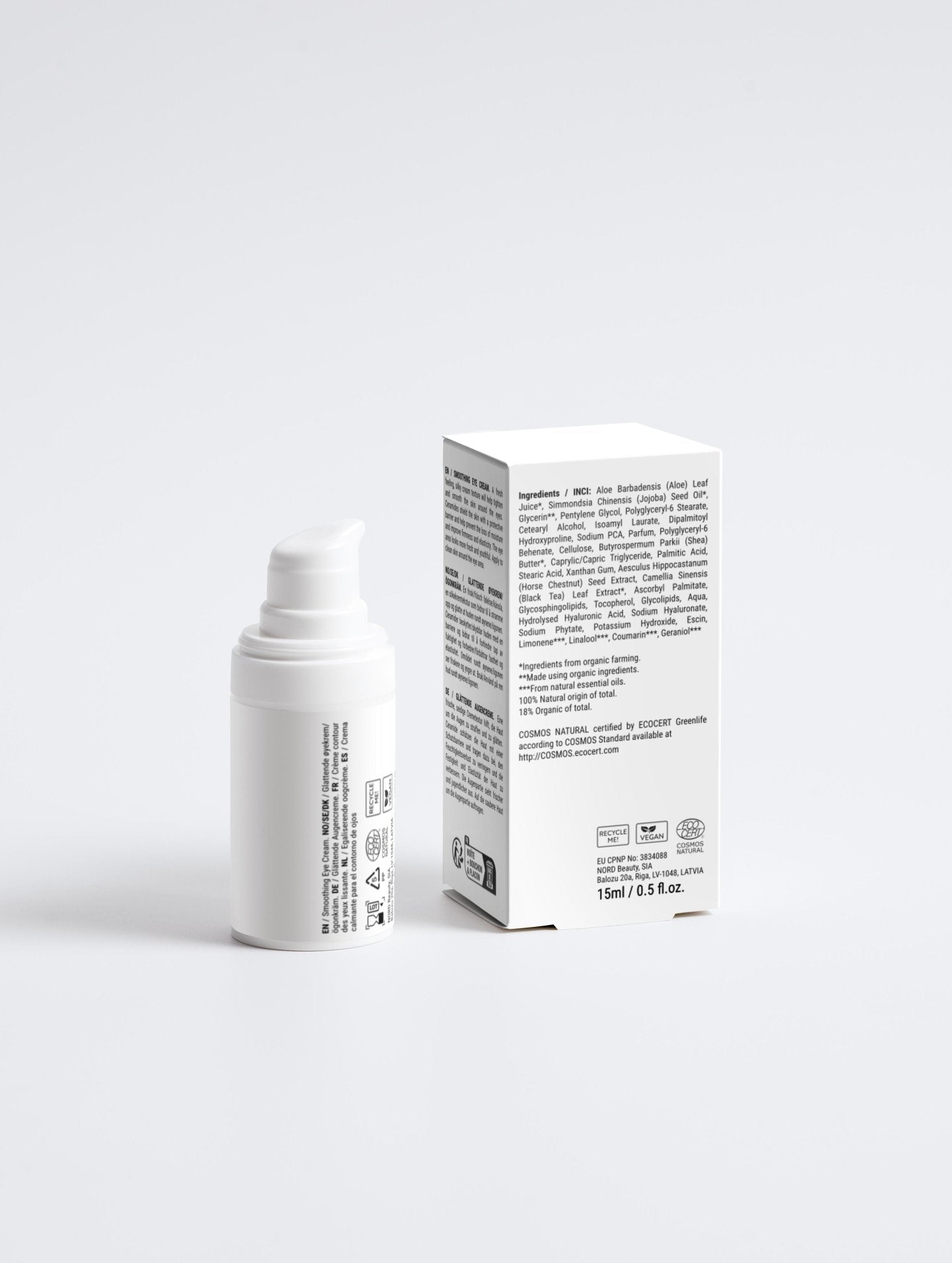 Maleda Smoothing Eye Cream – natūrali kosmetika su hialurono rūgštimi ir keramidu galas #maledashop#